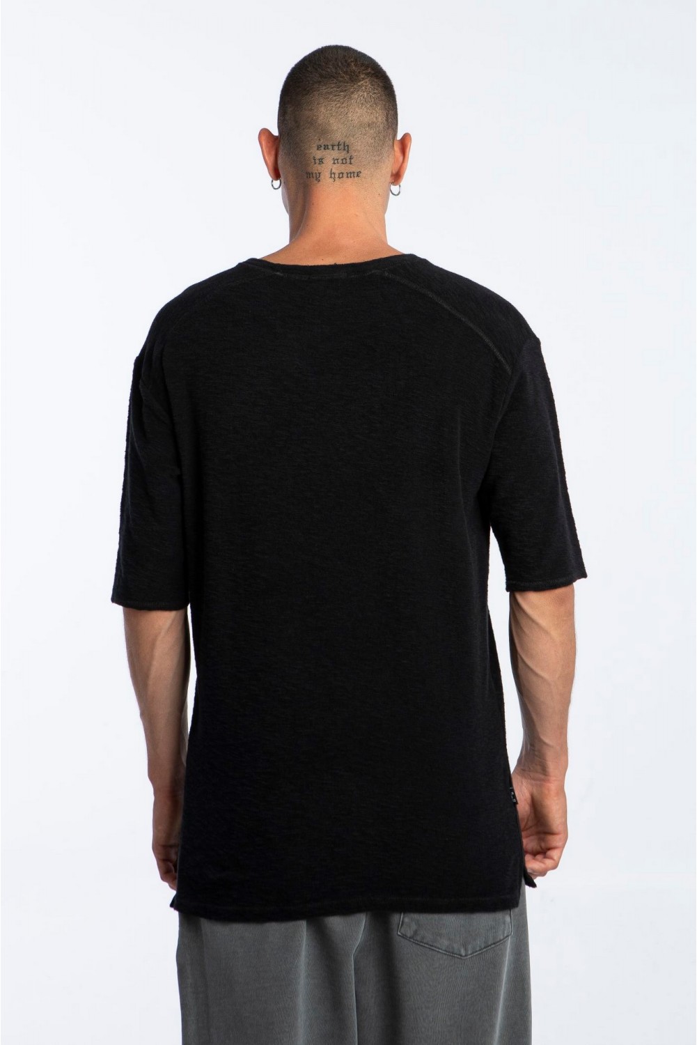 Tshirt Πετσέτα Μαύρο