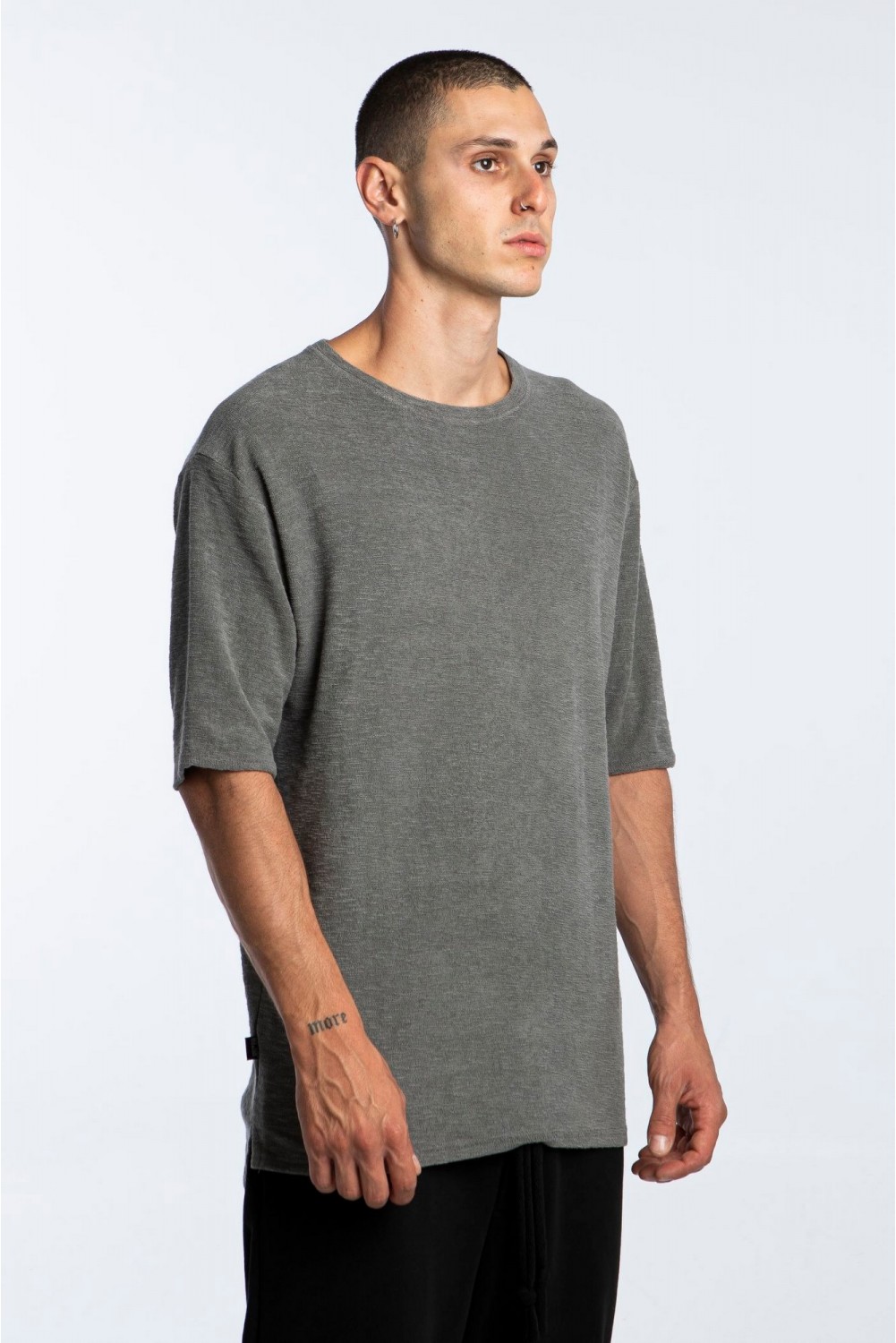 Tshirt Πετσέτα Γκρί