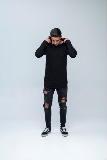 LS Carbon Hoodie Black