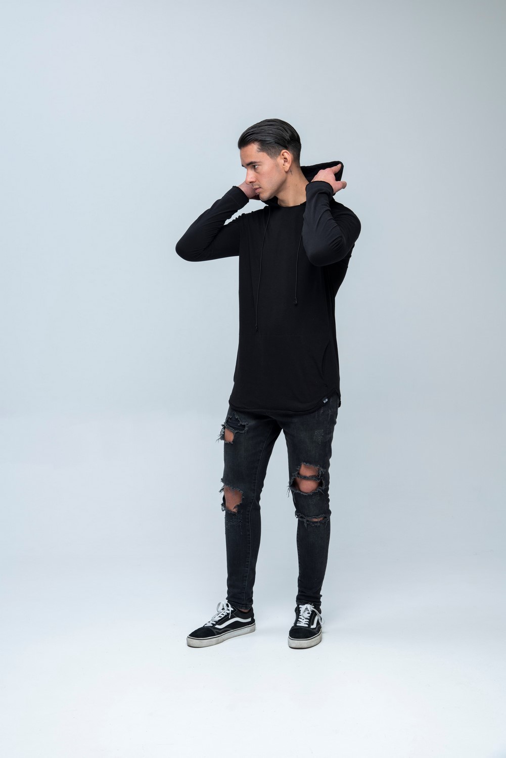 LS Carbon Hoodie Black