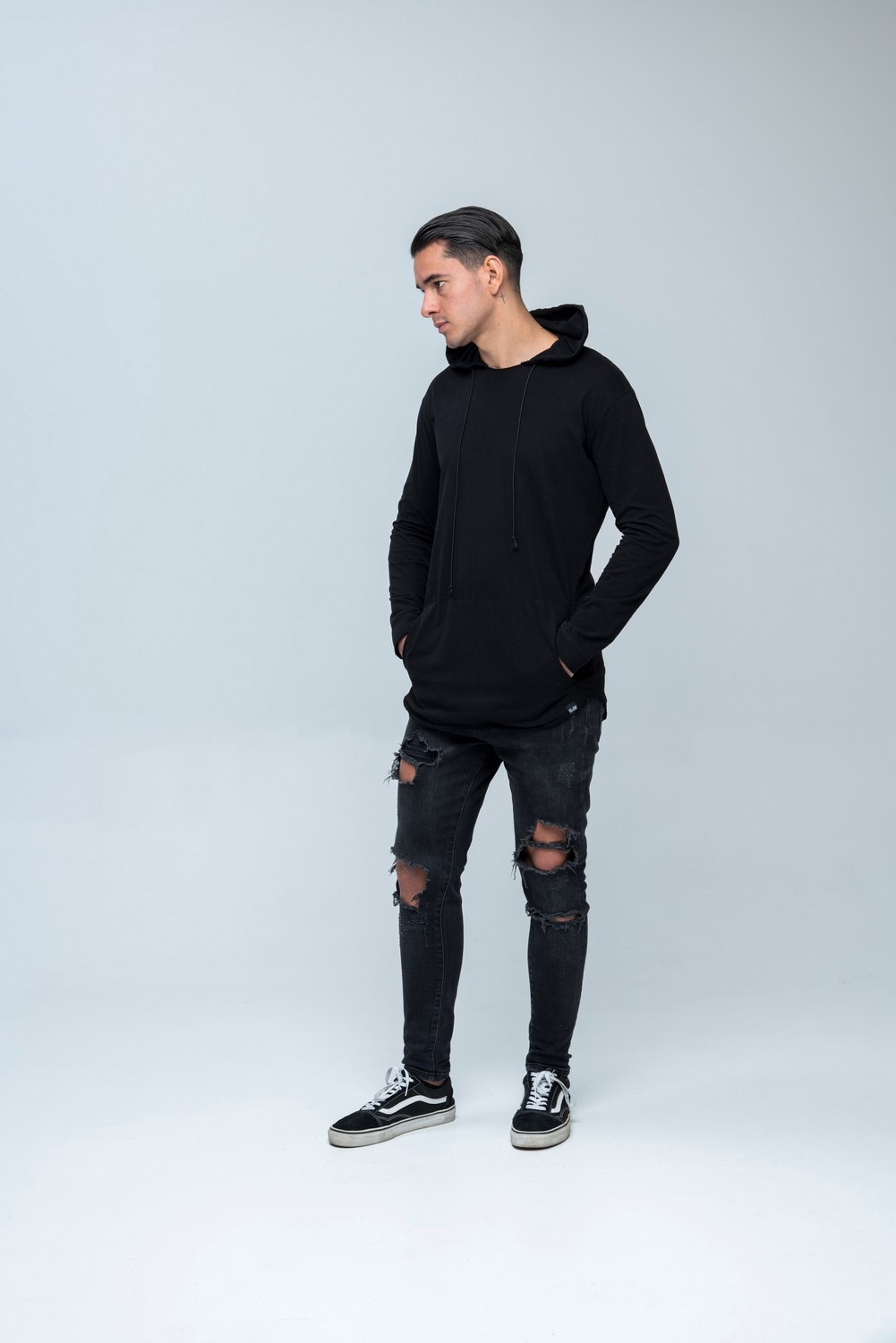 LS Carbon Hoodie Black