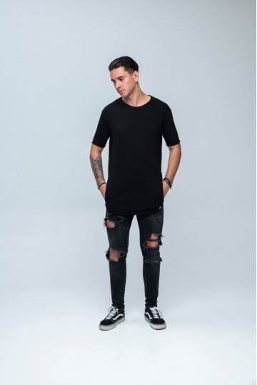 SS Carbon Pocket Tee Black