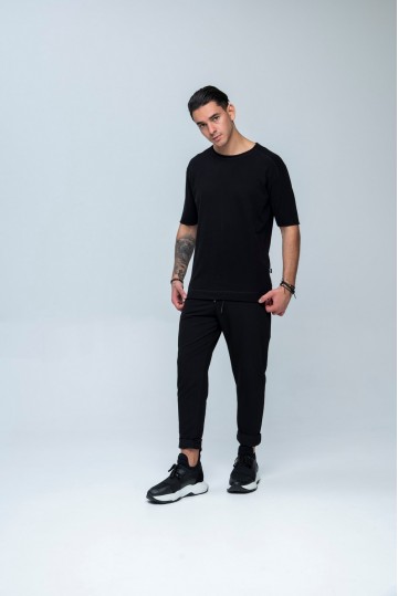 SS Reglan Carbon Tee Black